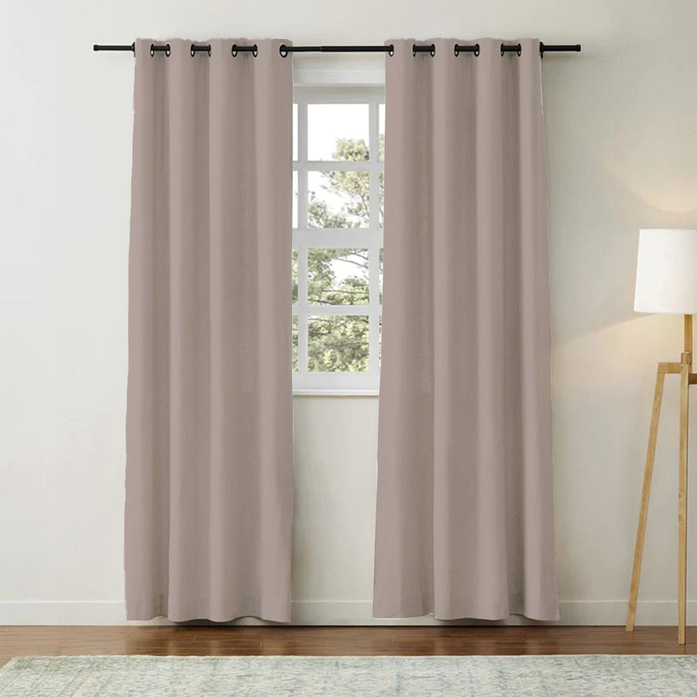 Aira Classic Linen Cotton Curtain Grommet