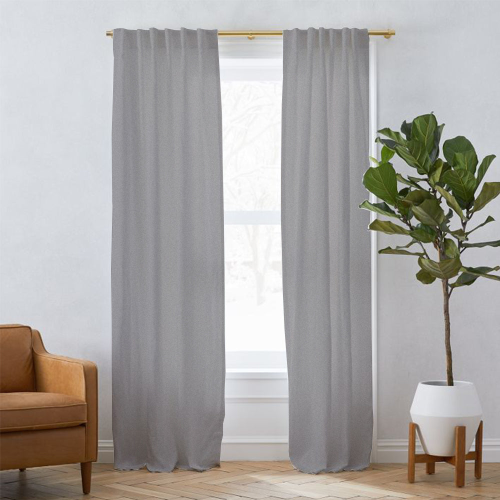 Sunny Linen Blackout Curtain Soft Top