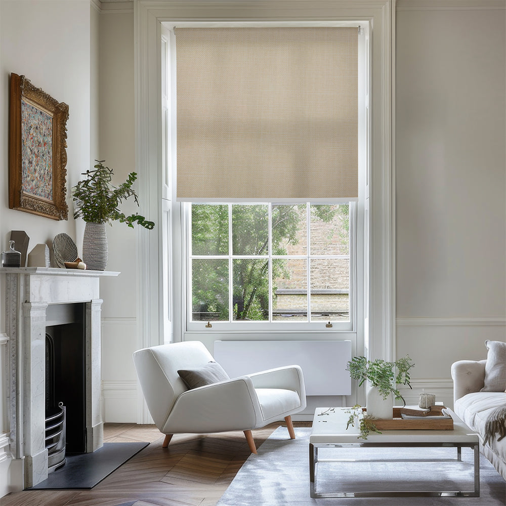 Brisa Motorized Light Filtering Roller Shades