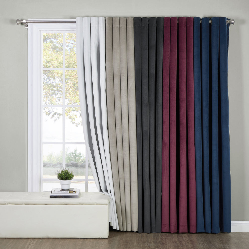 Cloud Velvet Minimalist Curtain Grommet