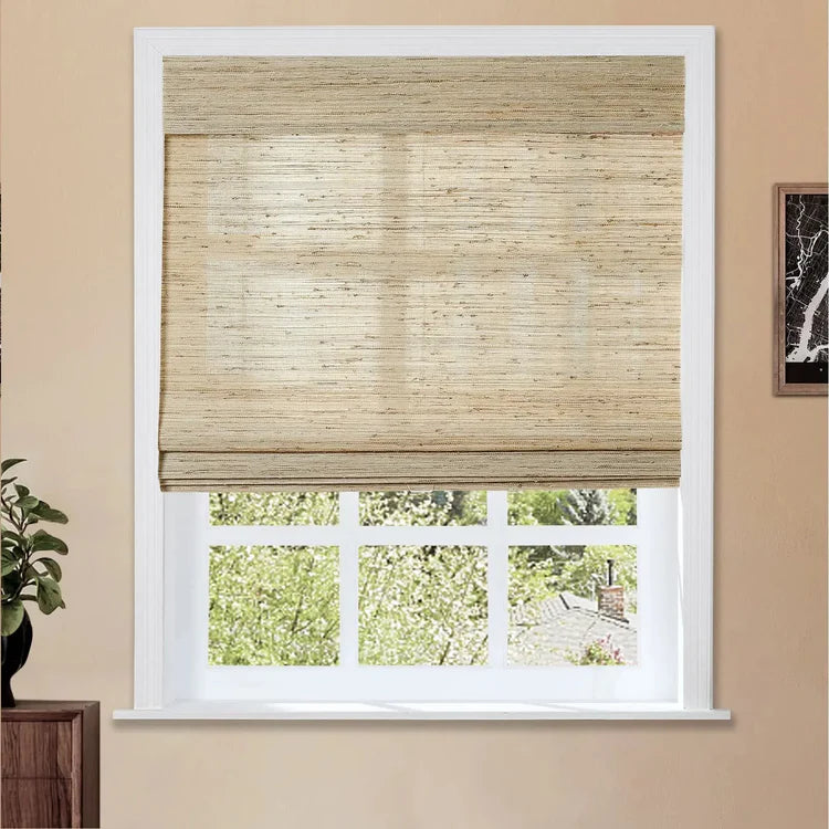 Ovia Natural Woven Wood Shade Corded/Cordless