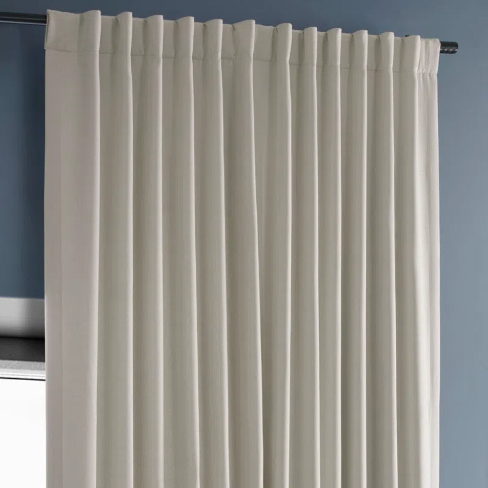 Cloud Velvet Minimalist Curtain Soft Top