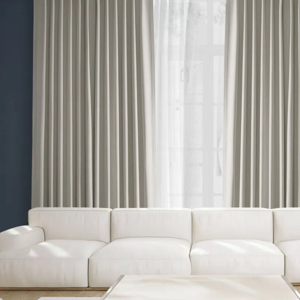 Cloud Velvet Minimalist Curtain Soft Top